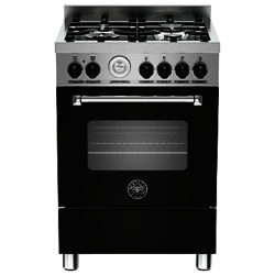 Bertazzoni MAS604MFES Dual Fuel Single Range Cooker Matt Black